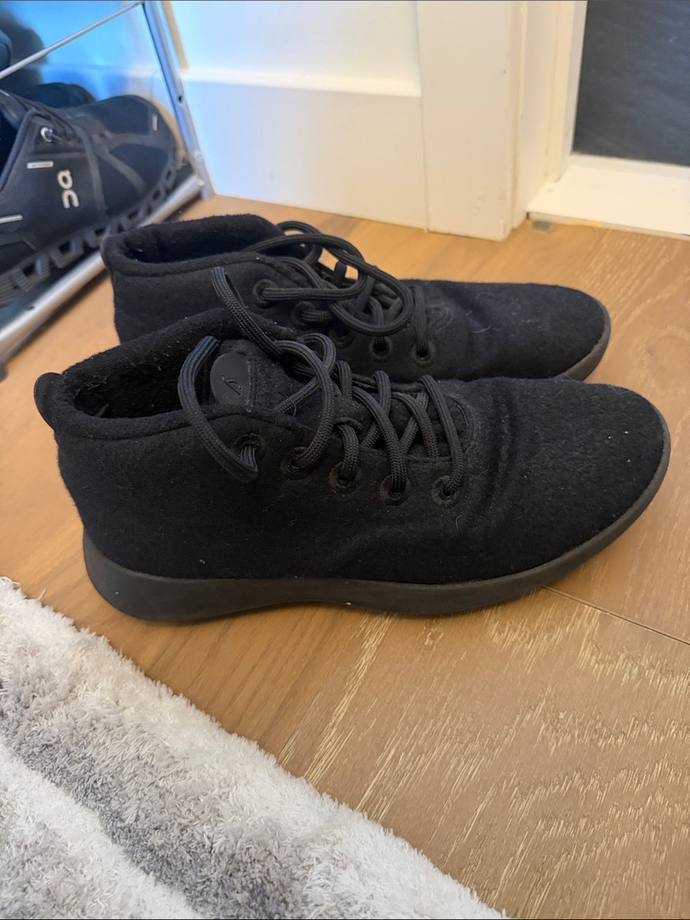 allbirds Men’s Black Athletic Wool Sneakers